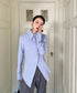 Star Button Blouse